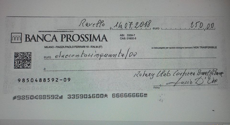 Rotary Club Costiera Amalfitana Evento
