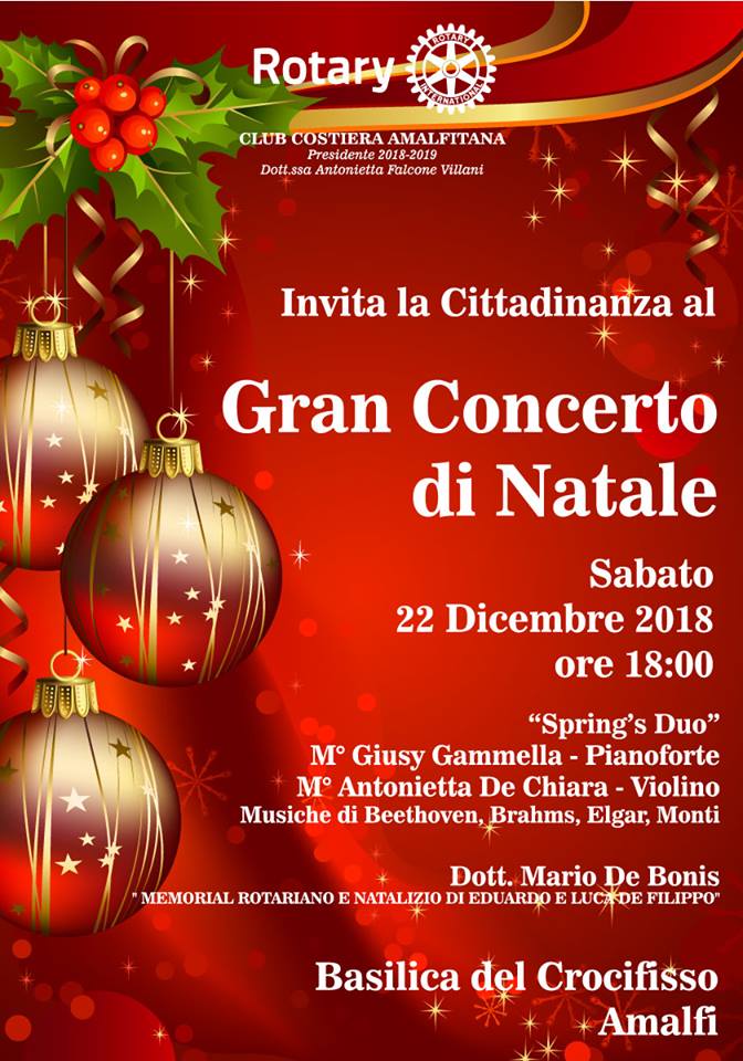 Rotary Club Costiera Amalfitana Evento